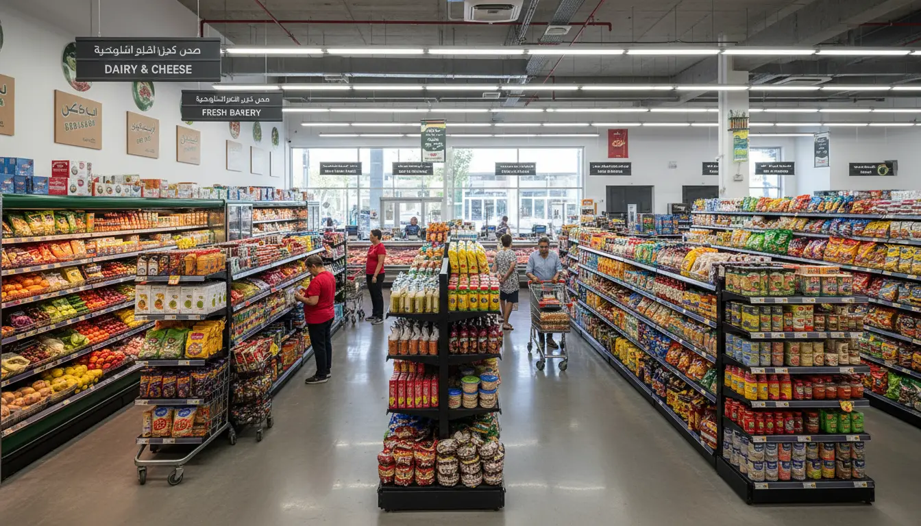 محلات البقالة والسوبرماركت