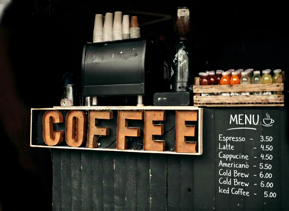 عربات القهوة المتنقلة